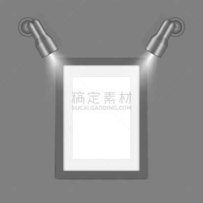 围墙,空的,聚光灯,现代,绘画插图,矢量,边框,数字2,写实