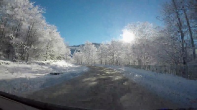 冬季公路旅行