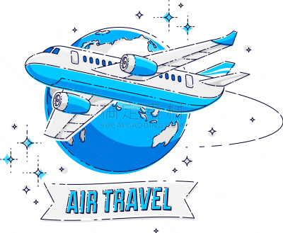 行星,地球形,飞机,商用机,三维图形,直的,旅途,西,旅行,旅游