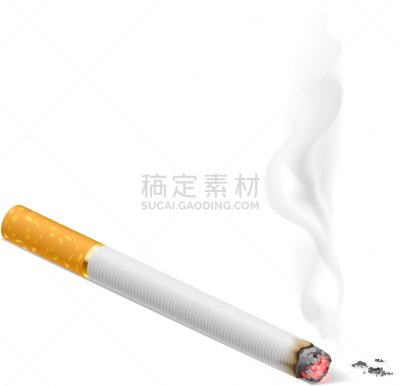 香烟,吸烟问题,白色背景,分离着色,可爱的,白色,热,健康保健,生病