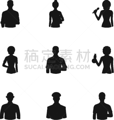 艺术家,分离着色,书,男人,打字,收集
