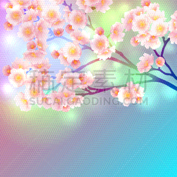 活力,花朵,枝,山,樱之花,清新,植物群,樱桃,花,爱