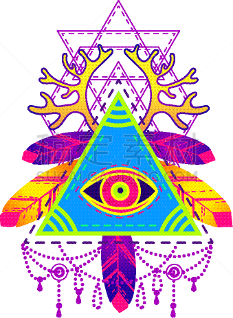 金字塔形,看,全部,图标,秘密,理论设计标签,普罗维登斯,神圣几何学,炼金术,对称