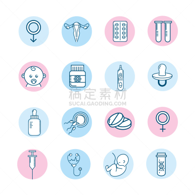 生物学,卵子,婴儿,卵巢,脐带,女人,图像,布置