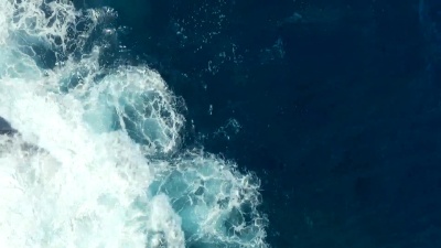 大西洋海浪鸟瞰