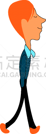 分离着色,青年男人,白色,衬衫,男人,图像,男性美,矢量,步行,布置