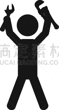 活动扳手,分离着色,工具箱,金属,图像,工业,建筑业,钢铁