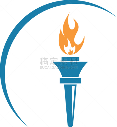 品牌名称,燃烧的火炬,图标,热,运动,事件,奥运会,设计