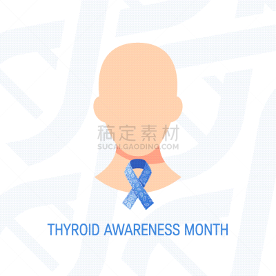 甲状腺,概念,机敏,月,内分泌系统,人类腺体,Goiter,白色,蓝色,设计