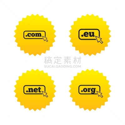 com域名,标志,网,平坦的,不明确的地点,电子邮件,技术,图像,光标