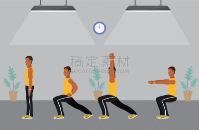 男人,运动,自然美,动作,瑜伽,锻炼,相伴,练习,训练,放松