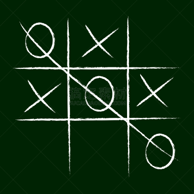 井字游戏,分离着色,概念,状态描述,策略,概念象征,信函,图像,装饰标志