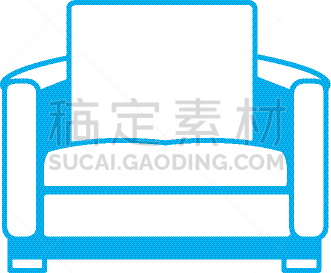 分离着色,舒服,沙发,白色,华贵,简单,生活方式,图像,座位,家具