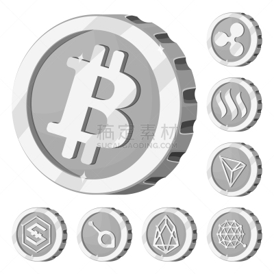 区块链,黄金,部分,波纹,网络空间,采矿业,商务,收集