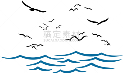 海洋,自然,图像,动物,信天翁,鸟类,地平线,矢量,湖,水