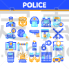 警官,符号,矢量,办公室,汽车,细的,侦探,证章,品牌名称,车站