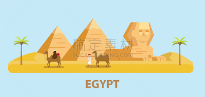 travel egypt pyramid sphinx flat