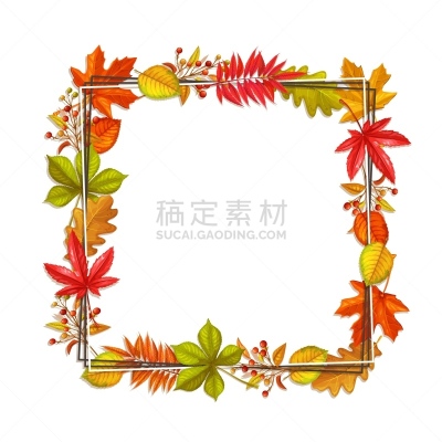 叶子,秋天,边框,九月,火炬树,十月,传单,榆树,背景,枫树