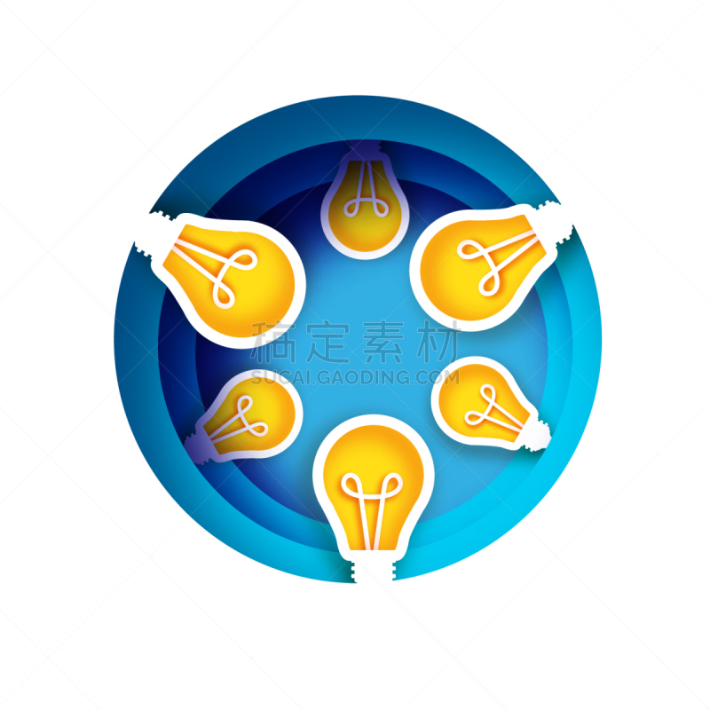 折纸工艺,灵感,纸,电灯泡,光,手艺,商务,策略,技术,设备用品