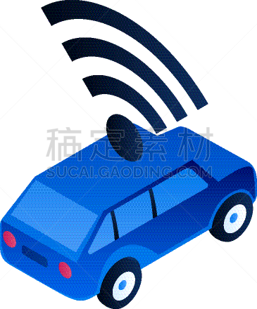 计算机图标,时尚,无人驾驶汽车,现代,安全的,男人,汽车,协助,监视
