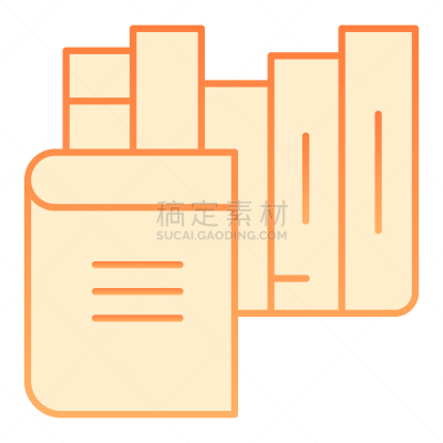 书,书架,符号,橙色,平坦的,计算机图标,传媒,图书馆,书店,品牌名称