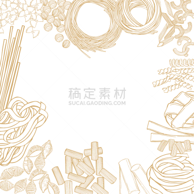 意大利面,反差,干的,字体,传统,自然界的状态,多样,食品,成分,餐具