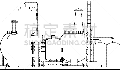 工业,建筑业,工厂,白色,商务,化学制品,技术,图像,精炼厂