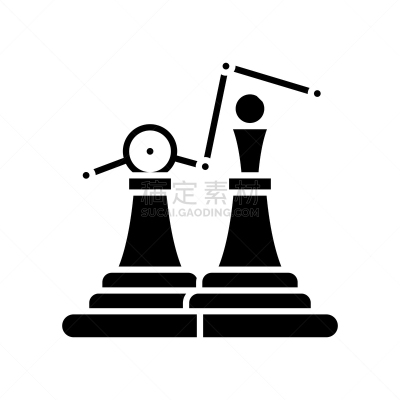 复杂性,绘画插图,矢量,图标,动作,符号,标志,概念,平坦的