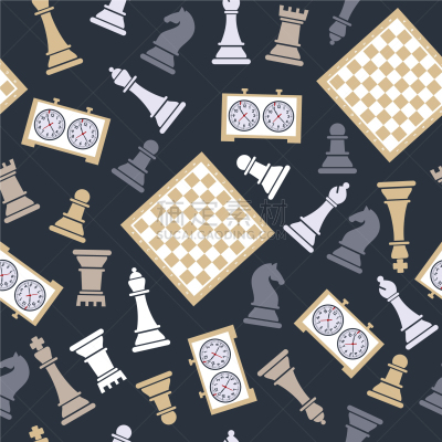 国际象棋,四方连续纹样,黑色,白色,白昼,商务,卒子,概念