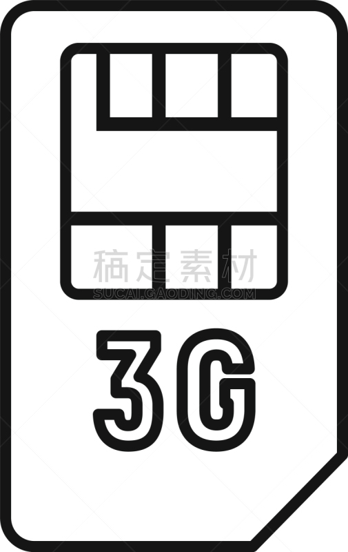 第三代移动通信,轮廓,SIM卡,高雅,计算机图标,传媒,商务,无线电通信装置,直的,沟通