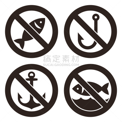 禁止钓鱼,船,专心,警告标志,运动,一个物体,游艇,简单,停止标志