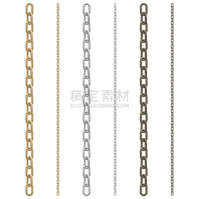链,不锈钢,安全,青铜,背景分离,铬合金,华贵,钢铁,绘画插图,生锈的