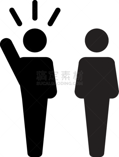 男人,领导能力,计算机图标,商务,人,男商人,女商人,符号,团队,合伙