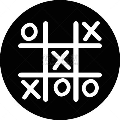 图标,打叉,矢量,图像,标志,井字游戏,写