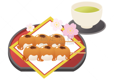 日本,甜食,盂兰盆节,餐具,樱花,盘子,传统,甜米糕,调味品,糖果店