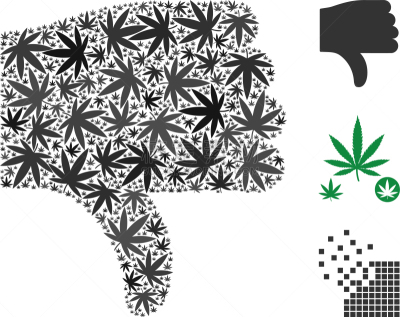 抽象拼贴画,大拇指朝下,结论,瘾君子,草,拇指,植物