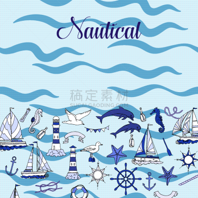 船,动物手,背景,天气,分离着色,自然,浮标,游艇,图像,绘制