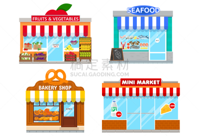 外立面,小的,商务,牛奶,食品,绘画插图,建筑,城市,奶酪,白色