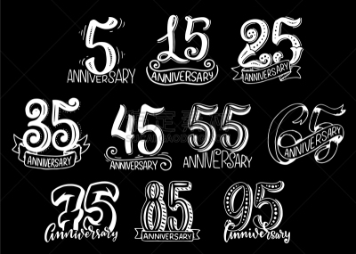 周年纪念,数字,生日,分离着色,华丽的,50年节,请柬,事件,布置,问候