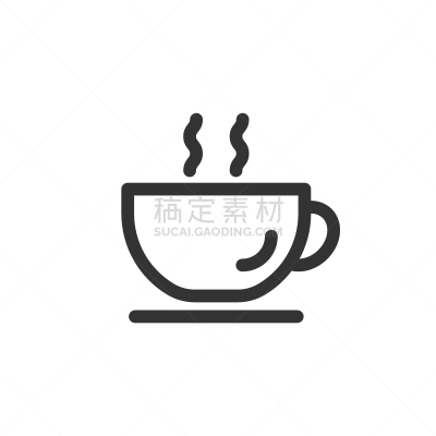 饮料,热,茶树,马克杯,绘画插图,白色,计算机图标,矢量,分离着色,咖啡杯