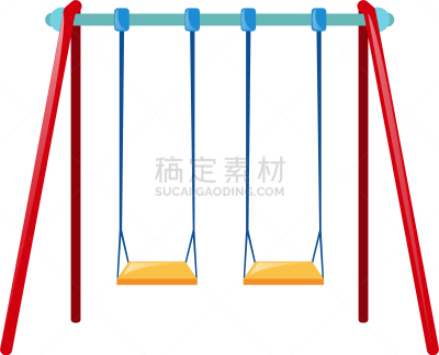 两个人,蓝色,白色,材料,木制,童年,图像,矢量,摇摆