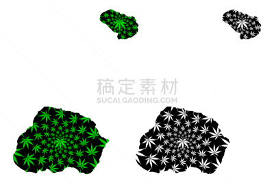 南非,岛,马里恩,斗篷,印度洋,草,植物,爱德华王子岛,剪影
