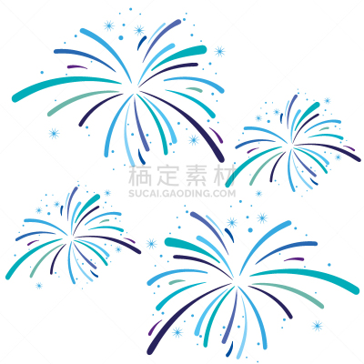 矢量,绘画插图,焰火,节日,背景,夜晚,周年纪念,事件,季节,七月