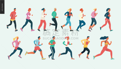 马拉松赛跑,动物群,热,事件,运动,鞋具,慢跑,迅速,行动