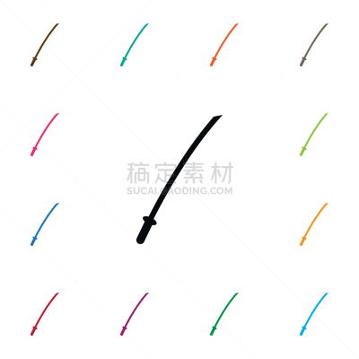 分离着色,中世纪时代,罐子,盔甲服,金属,剑,匕首,钢铁