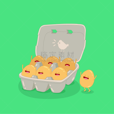 图像,纸盒,蛋,绘画插图,盒子,幽默,矢量,可爱的,一个物体,食品