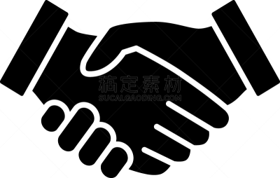 商务,合同,图标,矢量,图像,握手,合伙,问候,剪影,采访