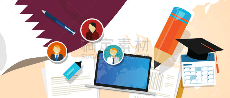 概念,大学,卡塔尔,书,国内著名景点,电子邮件,知识,矢量,教育,毕业