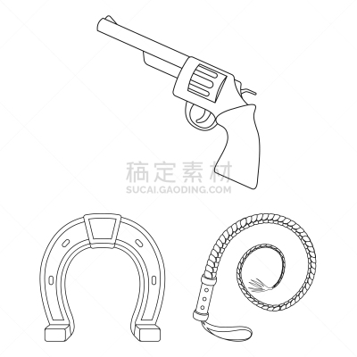 轮廓,牛仔竞技比赛,计算机图标,分离着色,金属,图像,设备用品,收集