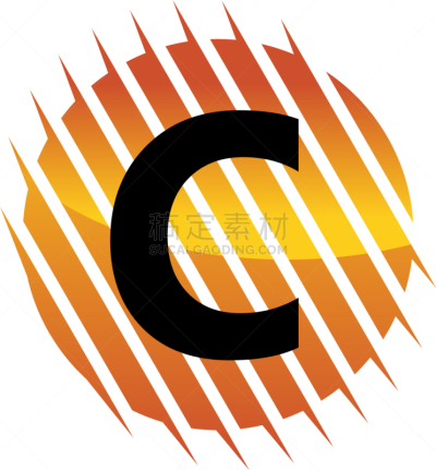 技术,英文字母C,创造力,文字,几何形状,字母,信函,模板,品牌名称,矢量